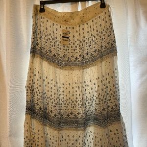 Style & Co. Bohemian Print Maxi Skirt